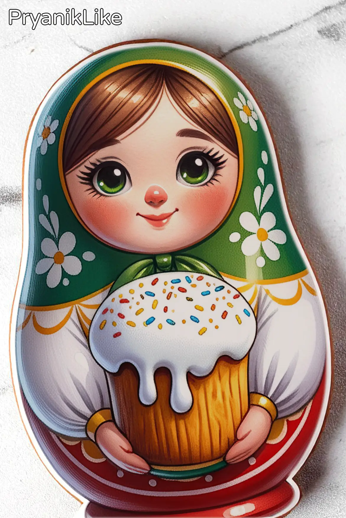 Пряник матрешка (ооооочень много)